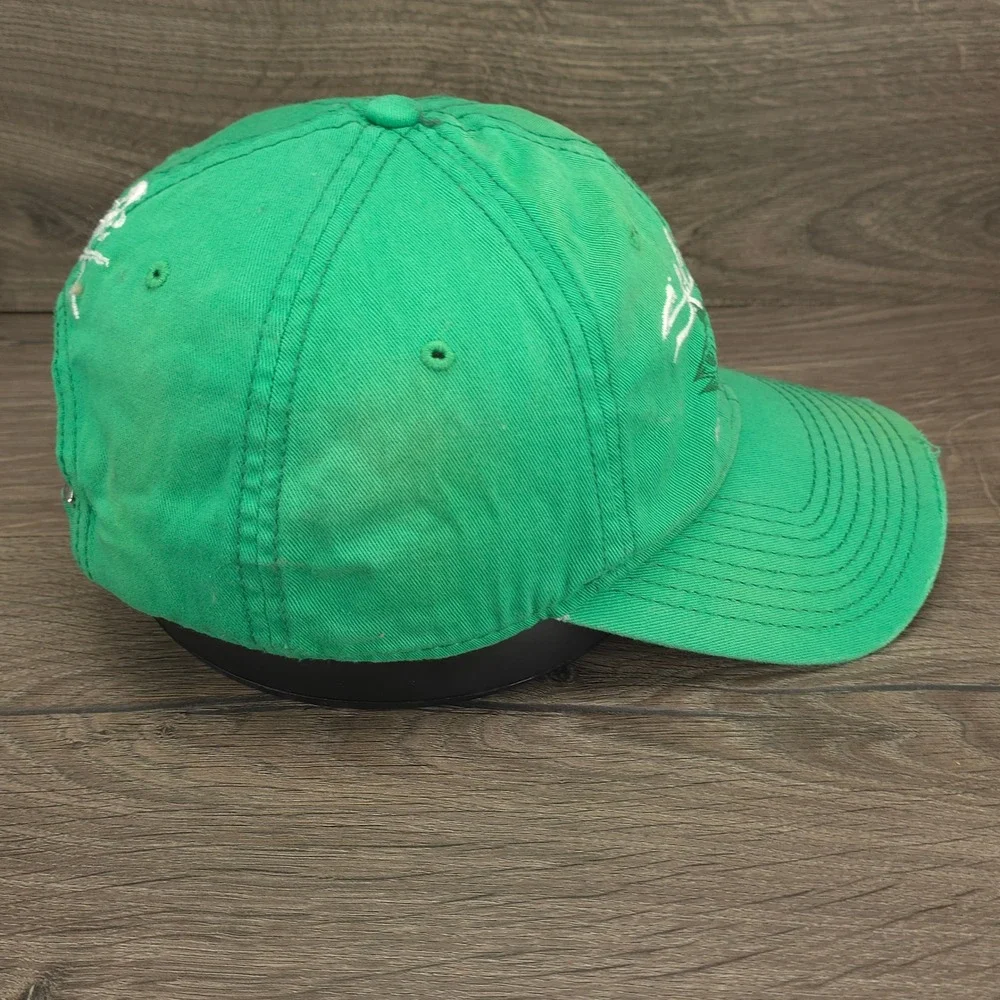 Salt Life Hat Cap Strap Back Green Mens Fishing Surfing Beach Outdoors Casual